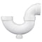 Charlotte Pipe And Foundry Charlotte Pipe Schedule 40 2 in. Hub X 2 in. D Hub PVC P-Trap with Clean Out 1 pk PVC00707X0800 - alternate 4